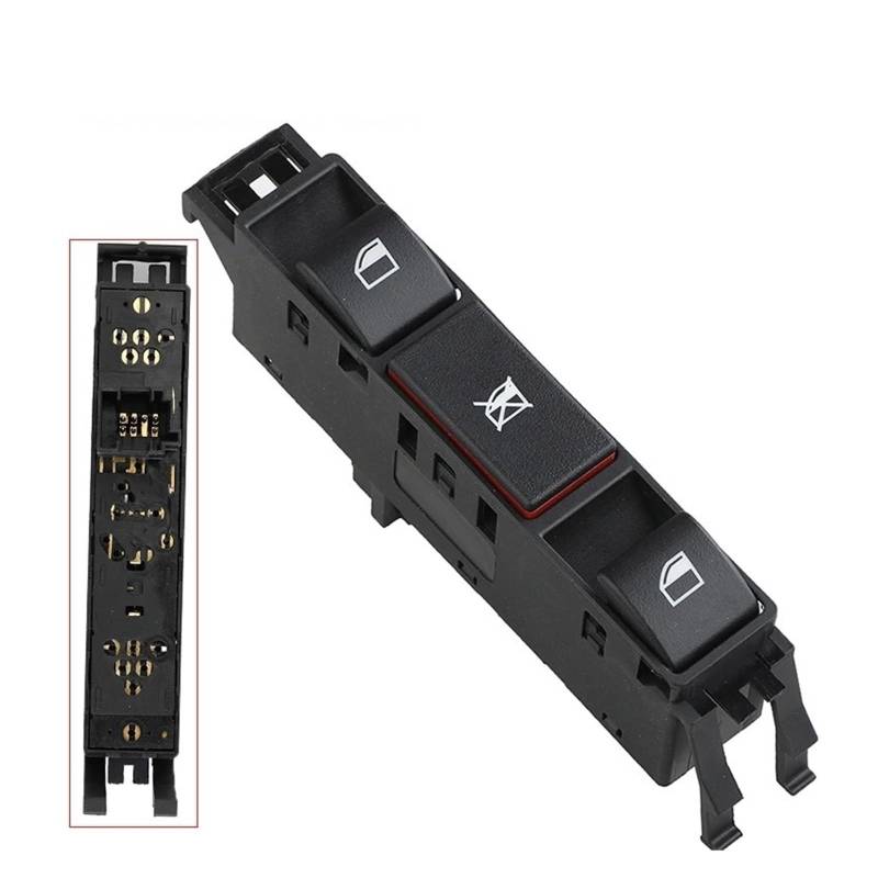 Elektrischer Fensterheberschalter 61316902174 61316902179 61316902184 Für E46 316i 318i 320i 323i 325i 328i Auto Power Master Fenster Schalter(61316902184) von Litemai