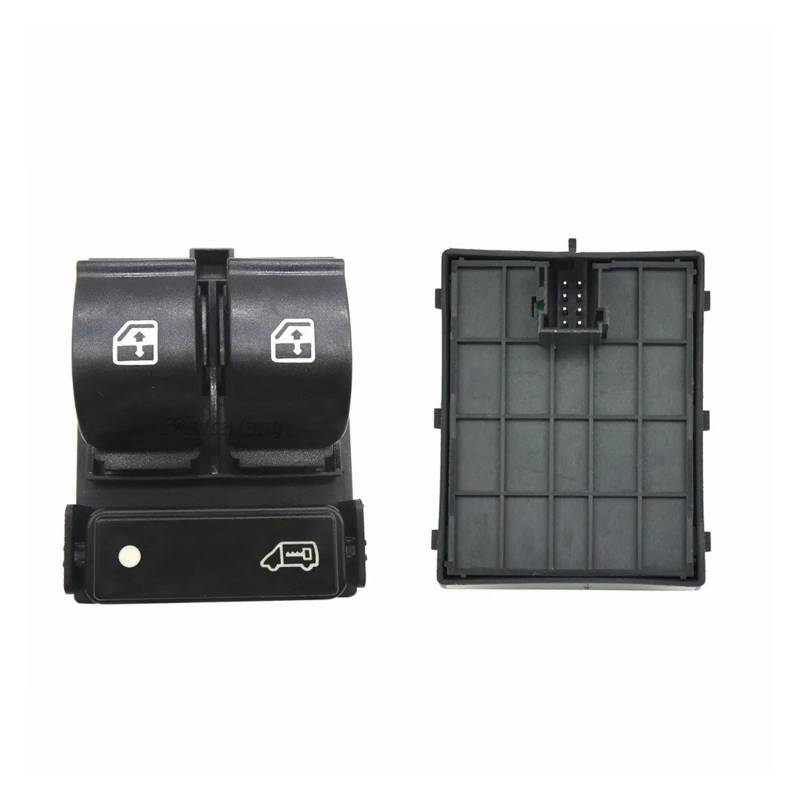 Elektrischer Fensterheberschalter 735421419 Für FIAT Für Ducato Für Jumper Für Peugeot Für Boxer II Auto Elektrische Fenster Schalter Heber Control Taste(Black Back) von Litemai