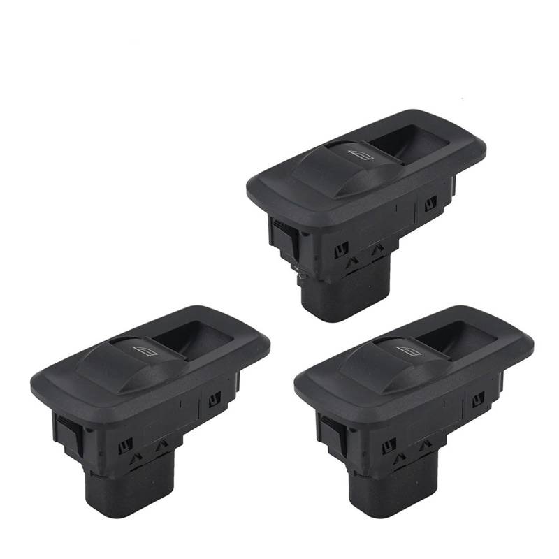 Elektrischer Fensterheberschalter 8A6T-14A132-CC Für Fiesta 2011 2012 2013 Auto Power Fenster Control Schalter Türschloss Taste Zubehör(3Pcs Passenger) von Litemai