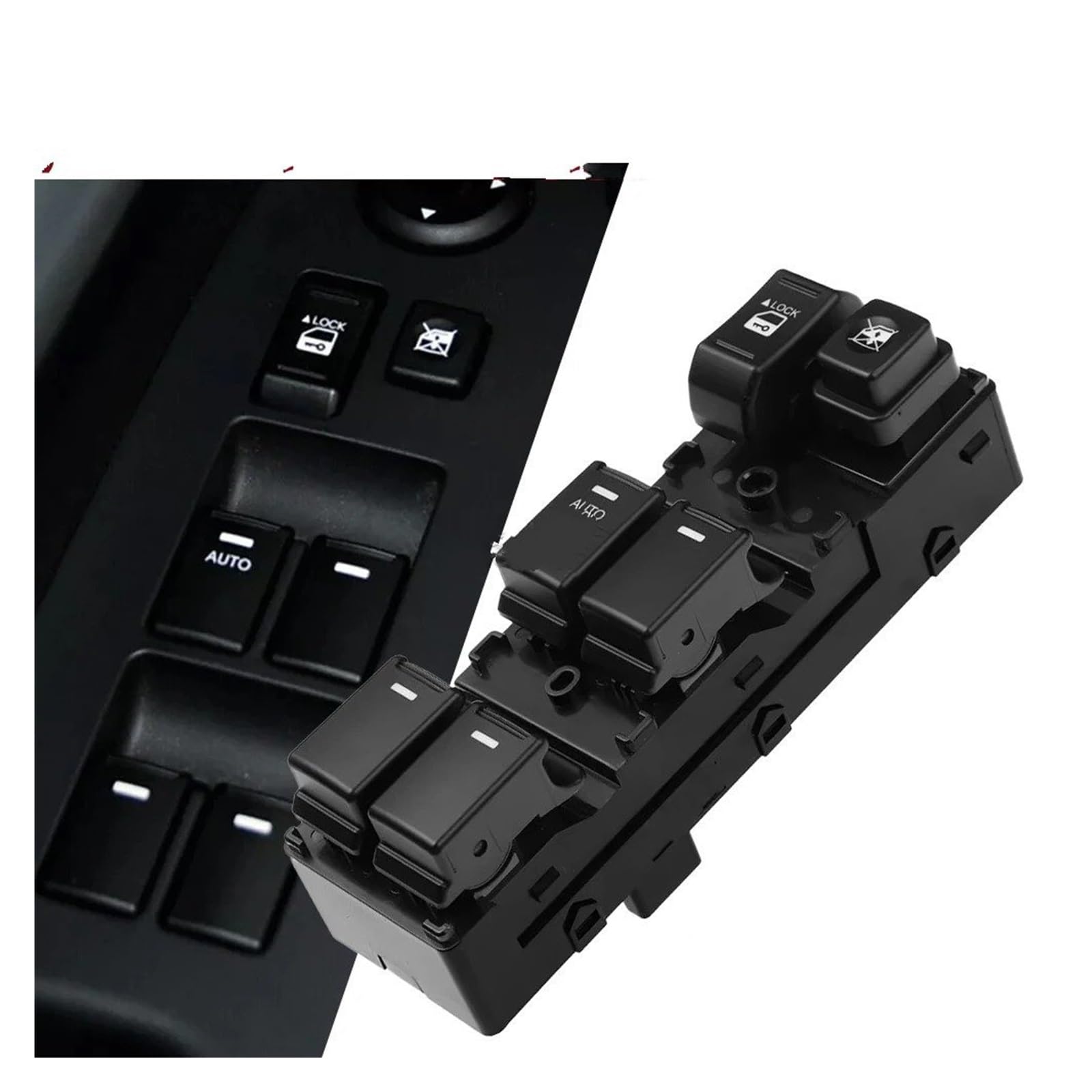 Elektrischer Fensterheberschalter 93570-2P100 Für Kia Für Sorento 2010-2013 Auto Elektrische Fensterheber Schalter Fahrer 93570-2P200 93570-2P100VA(1 Auto) von Litemai