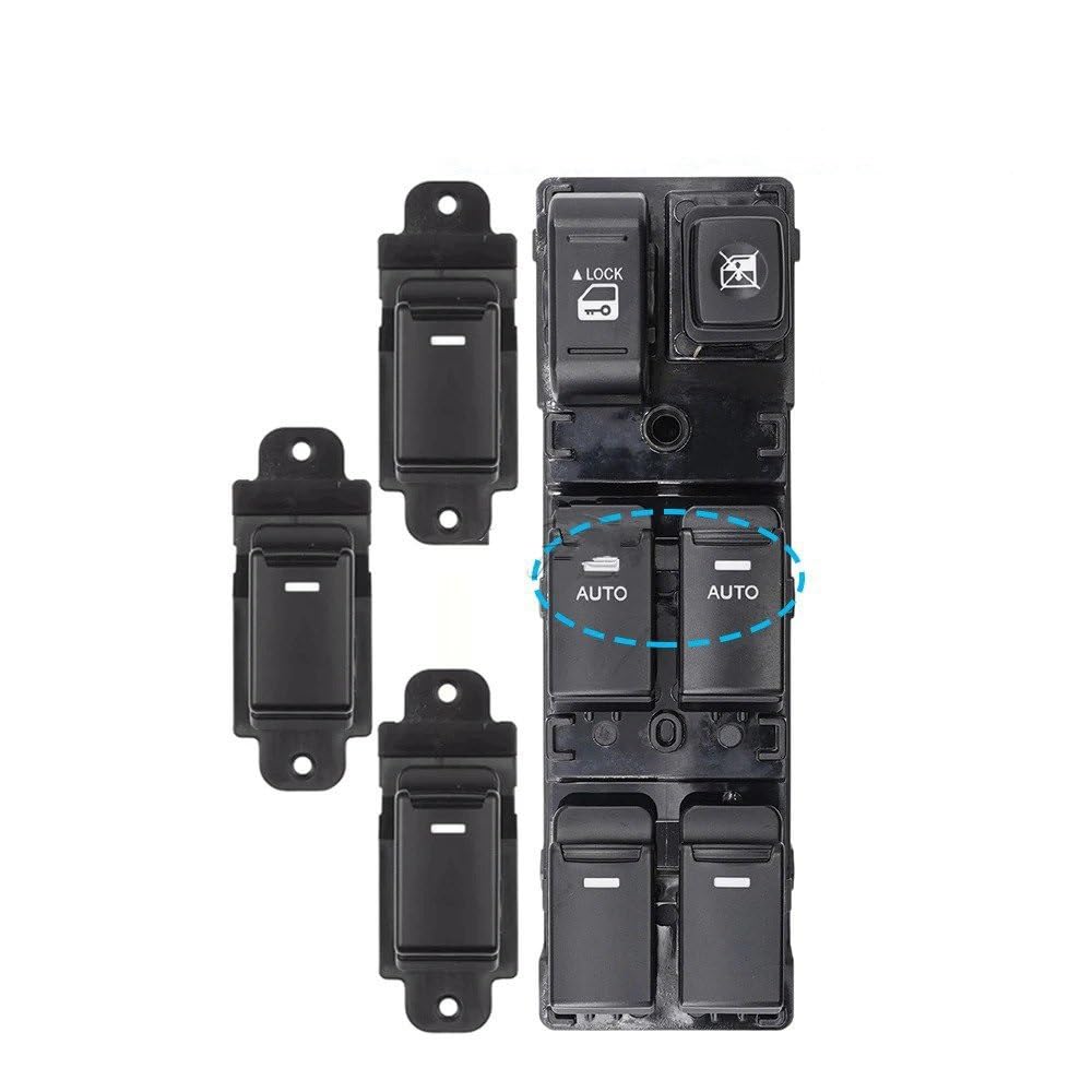Elektrischer Fensterheberschalter 93570-2P100 Für Kia Für Sorento 2010-2013 Auto Elektrische Fensterheber Schalter Fahrer 93570-2P200 93570-2P100VA(2 Auto Set) von Litemai