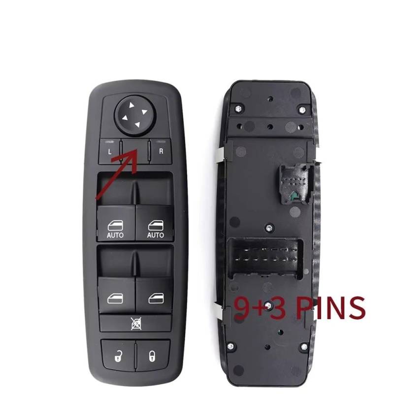 Elektrischer Fensterheberschalter Für Dodge 1500 2500 Für Grand Für Caravan Für Chrysler Für Stadt Für Land Auto Power Fenster Switch Control Teile(68110866AA-12Pins) von Litemai