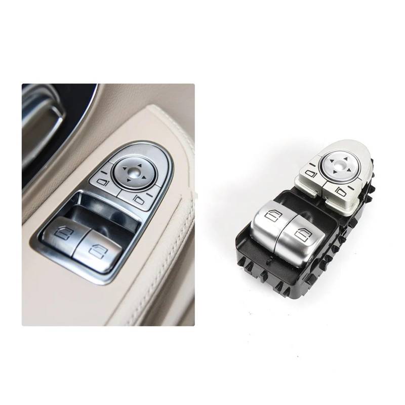 Elektrischer Fensterheberschalter Für W447 W448 Für Vito Für Viano 2016-2022 Auto-Vordertürfenster Elektrischer Schalter Hauptfenster-Steuertaste(Model C) von Litemai