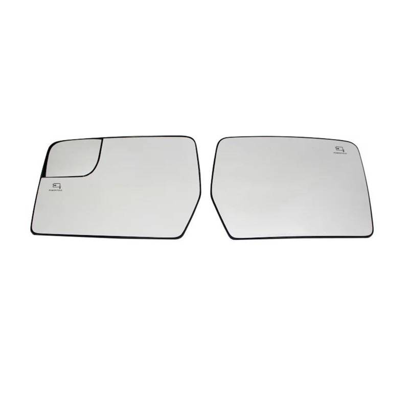 Heated Spiegelglas Ersatz Für F 150 2011-2014 Auto beheizte Vordertür Seite Rückansicht Flügel Spiegelglas mit Grundplatte Zubehör Spiegelglas Ersatz(1Pc Right) von Litemai