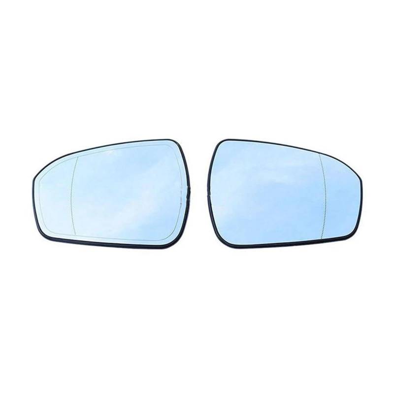 Heated Spiegelglas Ersatz Für Mondeo MK5 2014 2015 2016 2017 2018 Auto Beheizte Blind Spot Warnung Flügel Hinten Spiegel Glas Spiegelglas Ersatz(A Pair) von Litemai