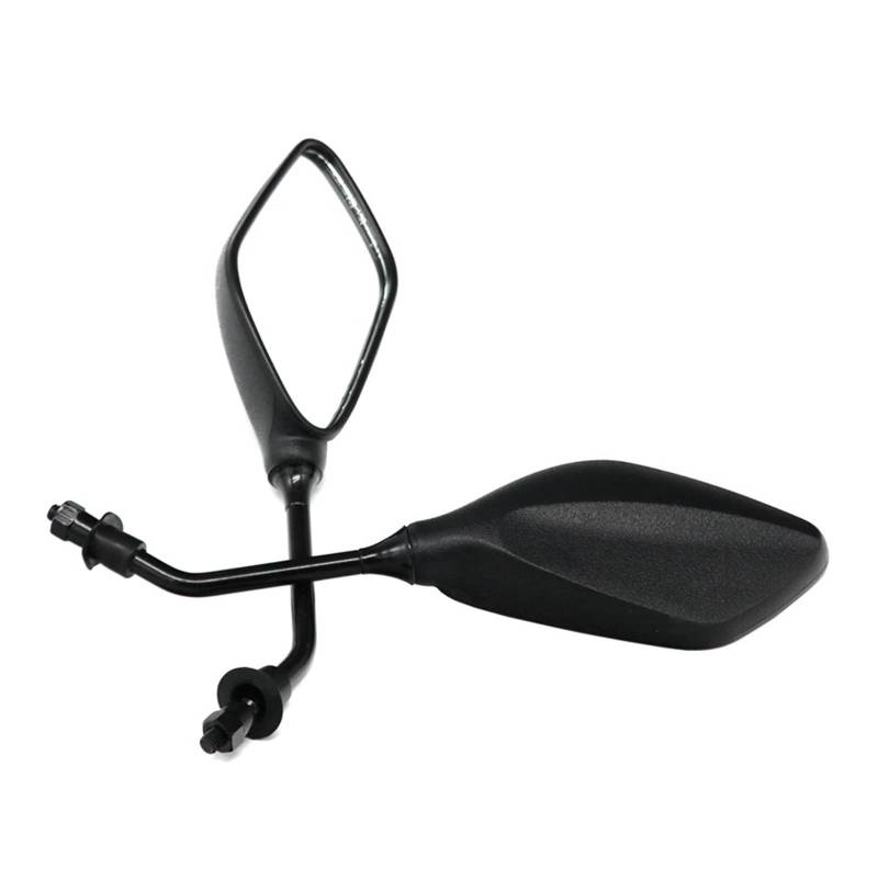 Lenkerspiegel Motorrad Spiegel Rückansicht Motor Rückseite 8mm Schraube Konvexen Glas 2 Stück/Paar Seite Rückspiegel von Litemai
