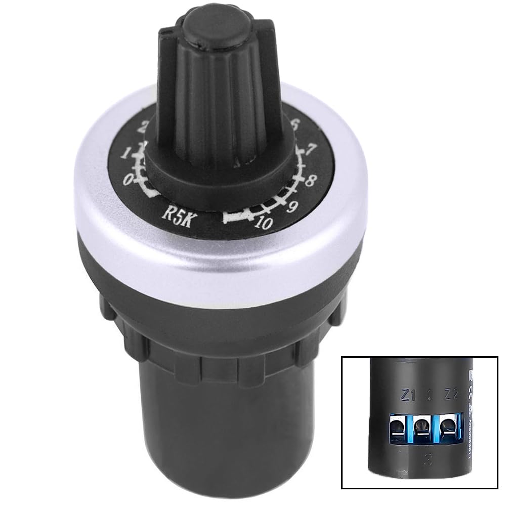 Litensh LA42DWQ 22 mm 5 K Regler Drehpotentiometer Topf Wechselrichter Widerstand Variable Geschwindigkeit Antrieb Potentiometer Schalter, 5 K Ohm Litensh LA42DWQ 22 mm 5 K Regler Drehpotentiometer Topf Wechselrichter Widerstand Variable Geschwindigkeit Antrieb Potentiometer Schalter, 5 K Ohm von Litensh