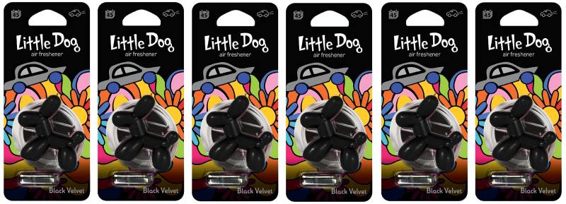 Little Dog LD-14L Auto-Lufterfrischer, schwarzer Samt von Little Dog