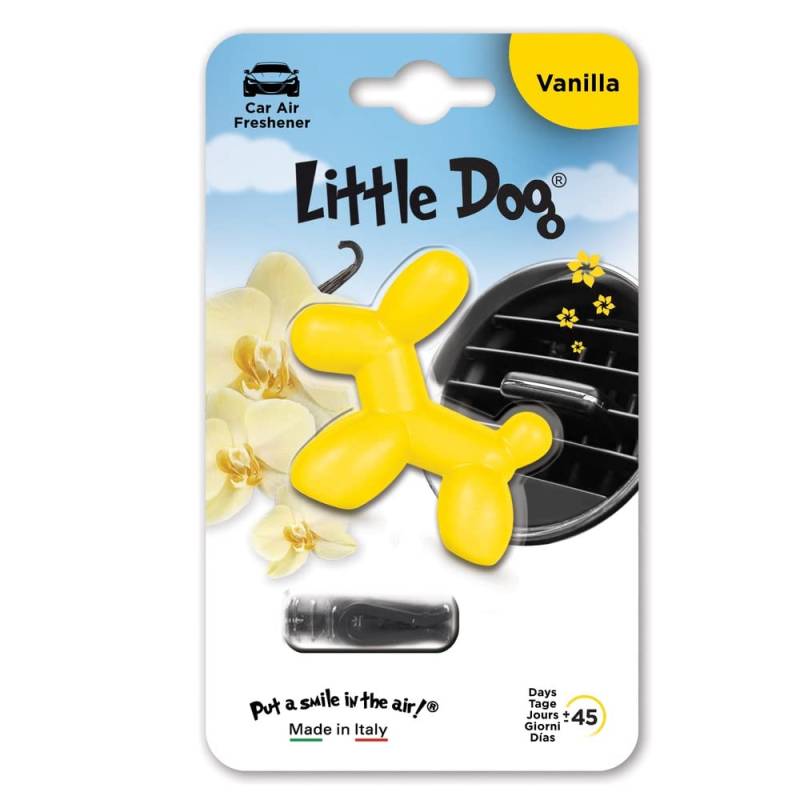 Little Dog LD001 Lufterfrischer im Animierten 3D-Charakter, Gelb von Rhütten