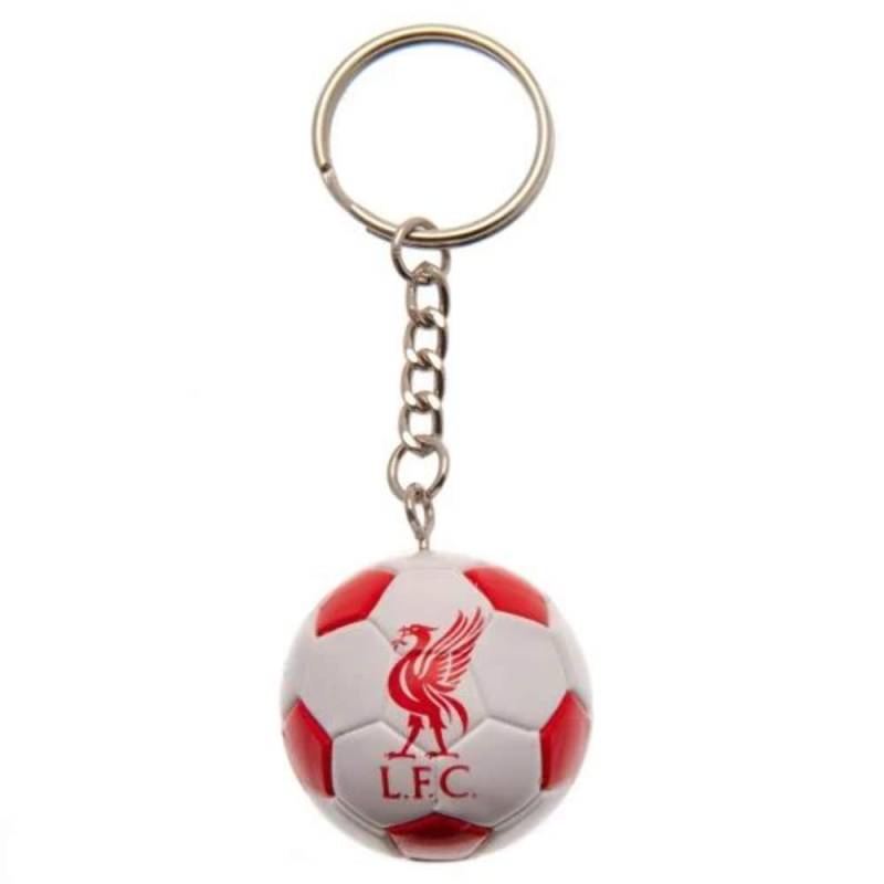 Liverpool FC Fußball-Schlüsselanhänger, Weiß/Rot, Einheitsgröße von Liverpool F.C.