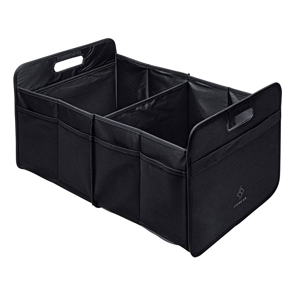 Living Air Faltbarer Auto Organizer für Auto & Wohnmobil - Großer Kofferraum Organizer in Schwarz, Aufbewahrungsbox für PKW, SUV, Wohnmobile, Camper & LKW Living Air Faltbarer Auto Organizer für Auto & Wohnmobil - Großer Kofferraum Organizer in Schwarz, Aufbewahrungsbox für PKW, SUV, Wohnmobile, Camper & LKW von Living Air