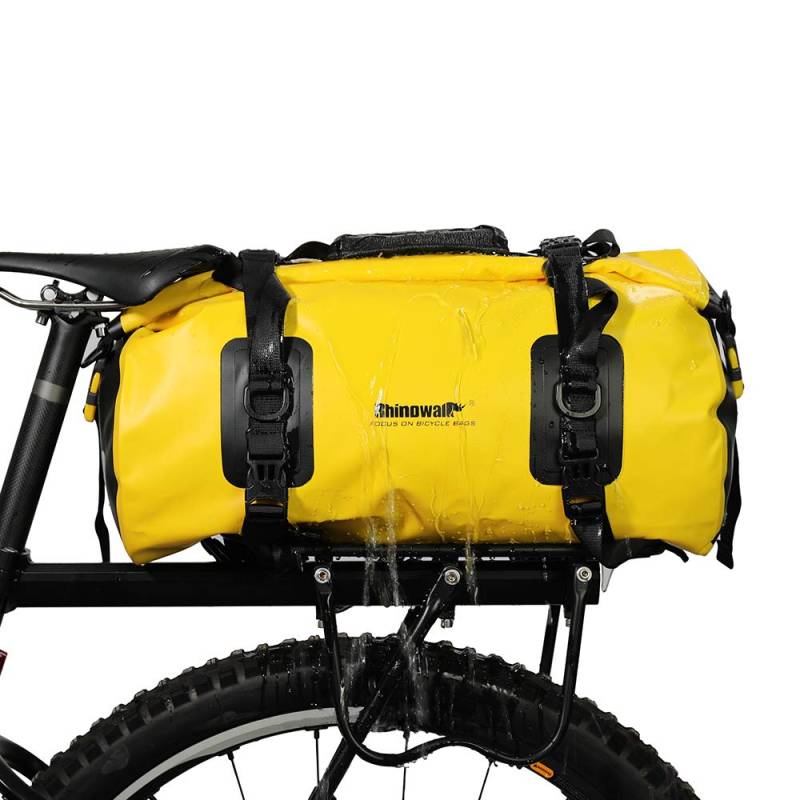 Lixada Fahrrad Gepäckträgertasche, Multifunktionale Fahrrad Sitz wasserdichte Fahrradtasche, Umhängetasche, 20L, 46 * 23 * 28 cm, für Radfahren Workout Camping Bootfahren Kajakfahren Travelling Beach von Lixada