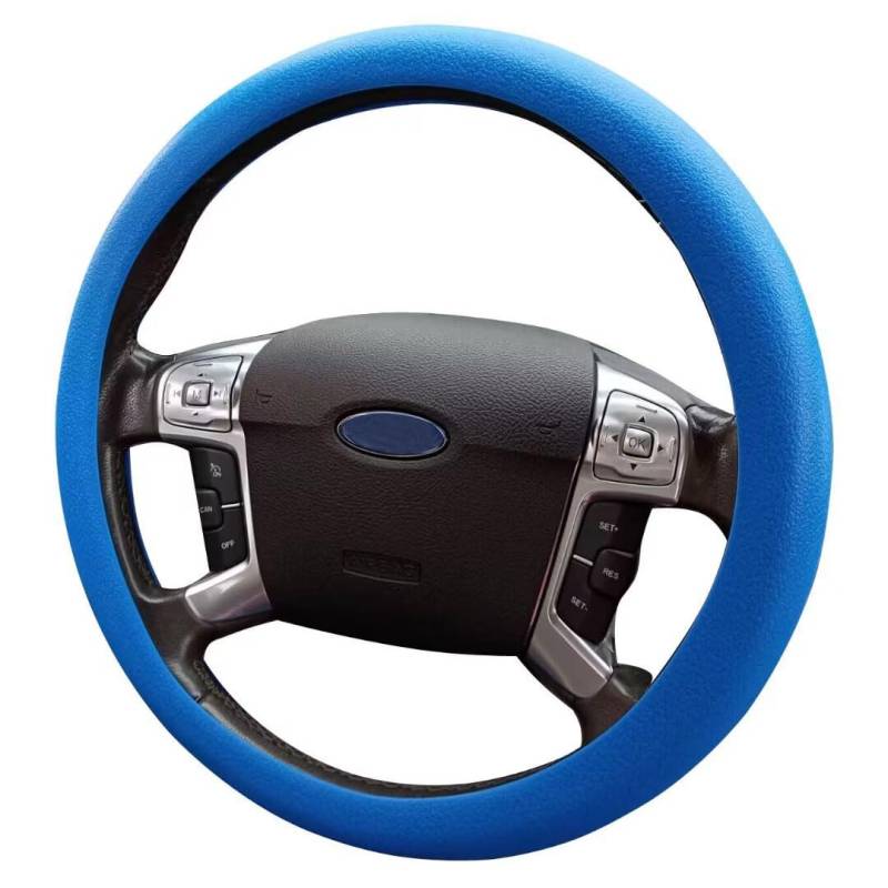 Berfea Auto Lenkradhülle lenkradbezug Silikon Weich rutschfest Auto Dekoration Lenkradhülle Zubehör Universal 13-15 Zoll von Berfea