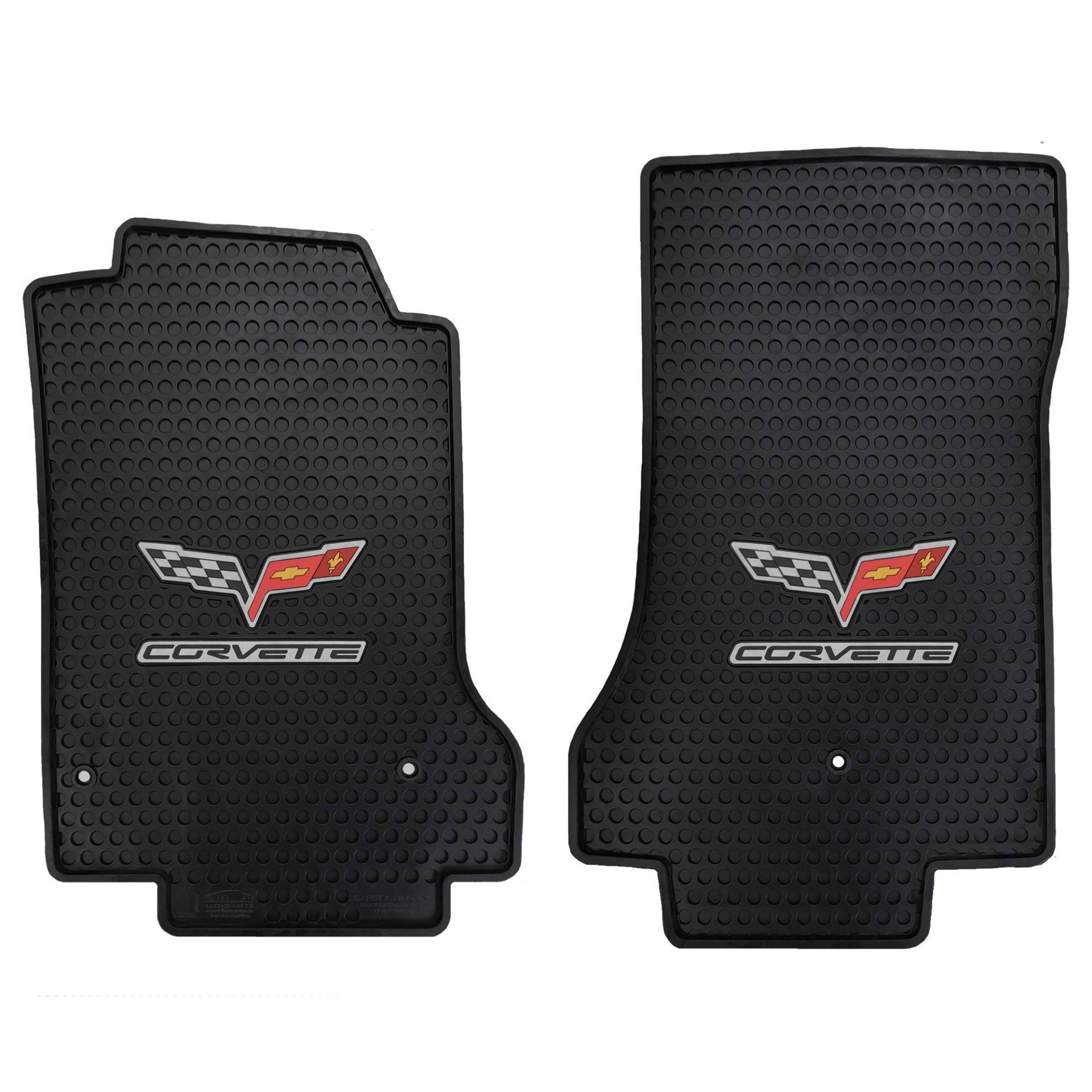Lloyd Mats Signature Fußmatten für Corvette C6 2005-2007.5, Gummi, 2 Stück, Schwarz Lloyd Mats Signature Fußmatten für Corvette C6 2005-2007.5, Gummi, 2 Stück, Schwarz von Lloyd Mats