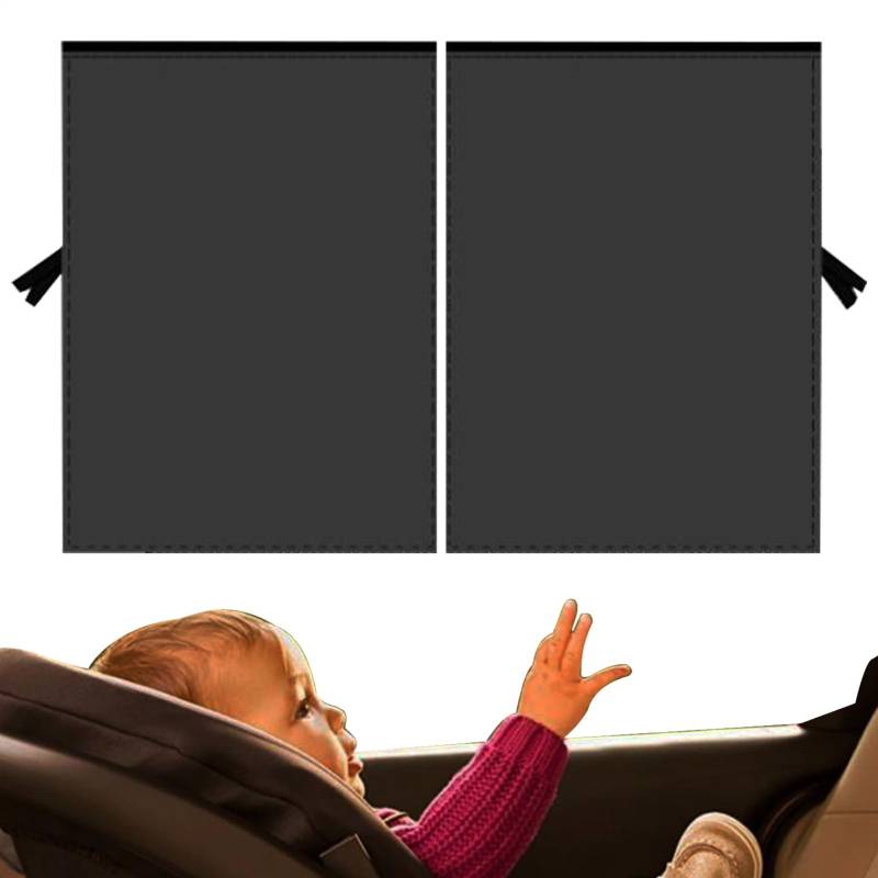 Lnhgh Autofenster-Sonnenschutz | 2er Set Sonnenblende Für Fensterabdeckung Mit UV-Schutz,UV-Schutz Für Babysicherheit Beim Schlafen, Ausruhen & Windelwechseln von Lnhgh