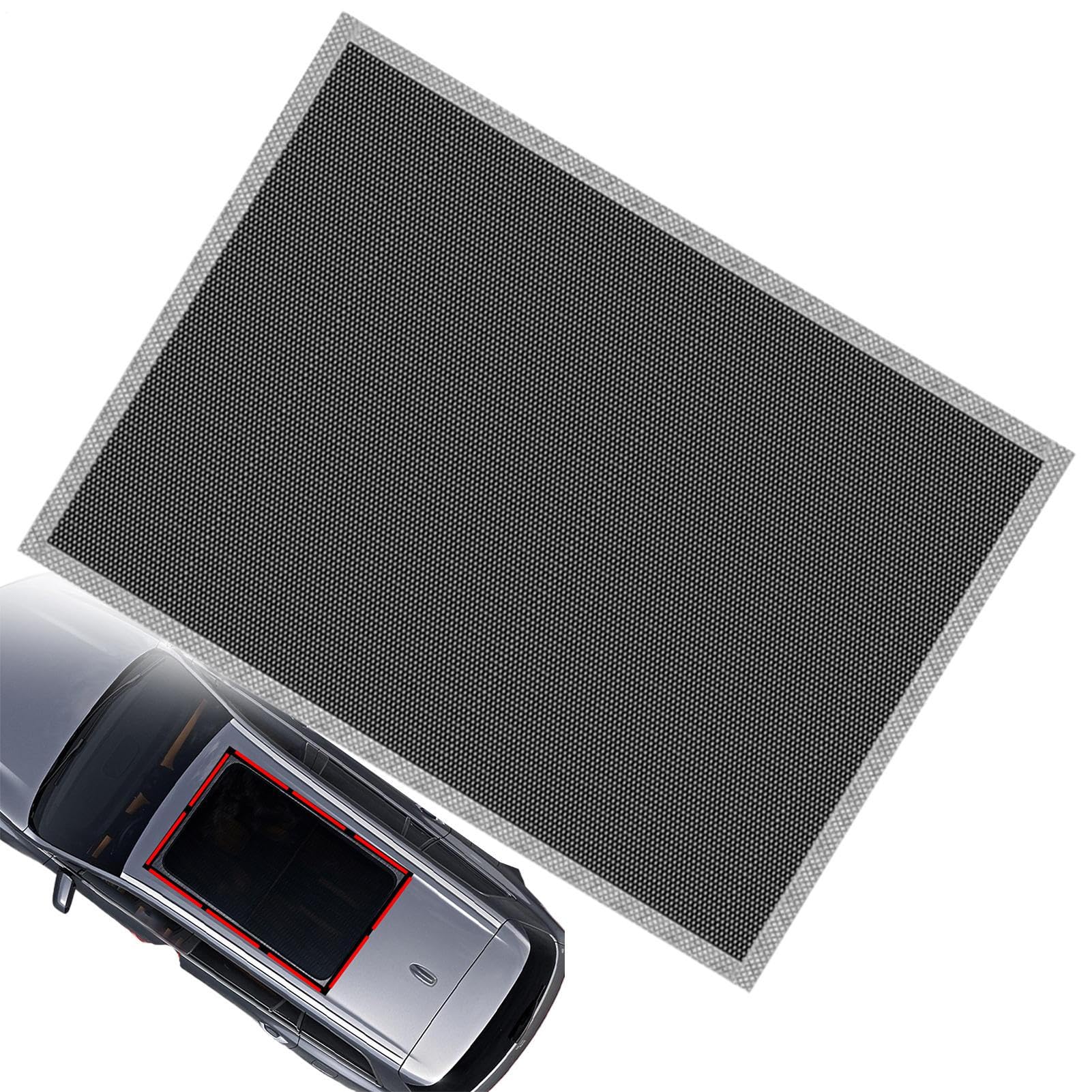 Lnhgh Autoschatten,Magnetische Sonnenblende Für Autodach Mit UV-Schutz - Atmungsaktive Mesh-Abdeckung Für Panoramadach, Schiebedach & Windschutzscheibe Lnhgh Autoschatten,Magnetische Sonnenblende Für Autodach Mit UV-Schutz - Atmungsaktive Mesh-Abdeckung Für Panoramadach, Schiebedach & Windschutzscheibe von Lnhgh