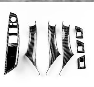 Auto-Innentürgriff Innentürgriffabdeckungen F10 F11 520i 523i 525i 528i 530i 5er-Serie 2011-2017 Beifahrertürverkleidung Griff Ziehen LHD RHD(LHD Carbon Pattern) von Lnojxxk