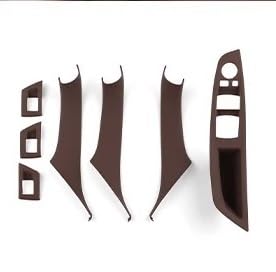 Auto-Innentürgriff Innentürgriffabdeckungen F10 F11 520i 523i 525i 528i 530i 5er-Serie 2011-2017 Beifahrertürverkleidung Griff Ziehen LHD RHD(RHD Brown) von Lnojxxk