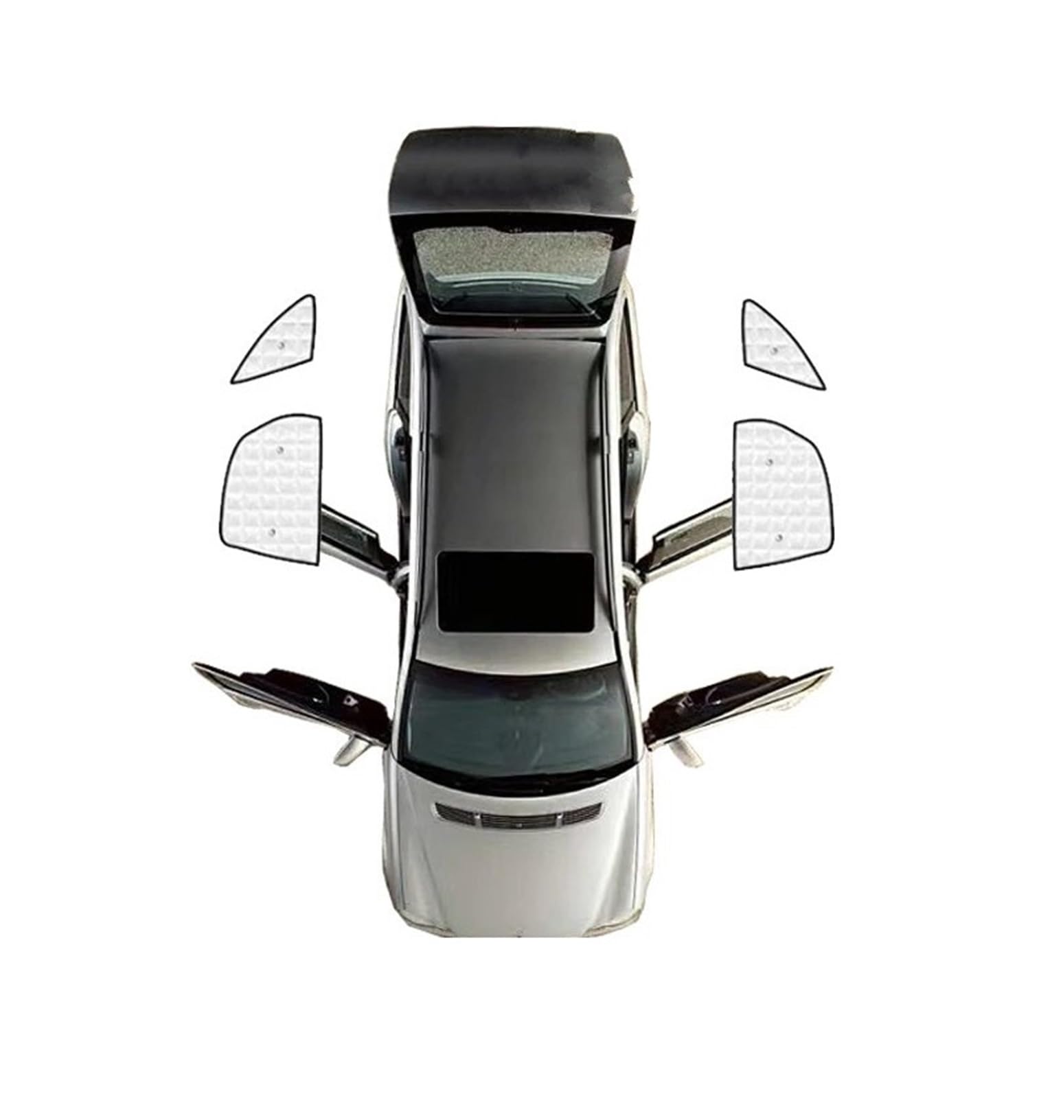 Auto Sonnenblende Anti UV Vollauto Abdeckung Sonnenschutz Auto Sonnenschutz Fenster Sonnenschutz Abdeckungen Für Citroen Xsara Picasso 2000 2001 2002 2003 2004 2010(Rear Windows) von Lnojxxk