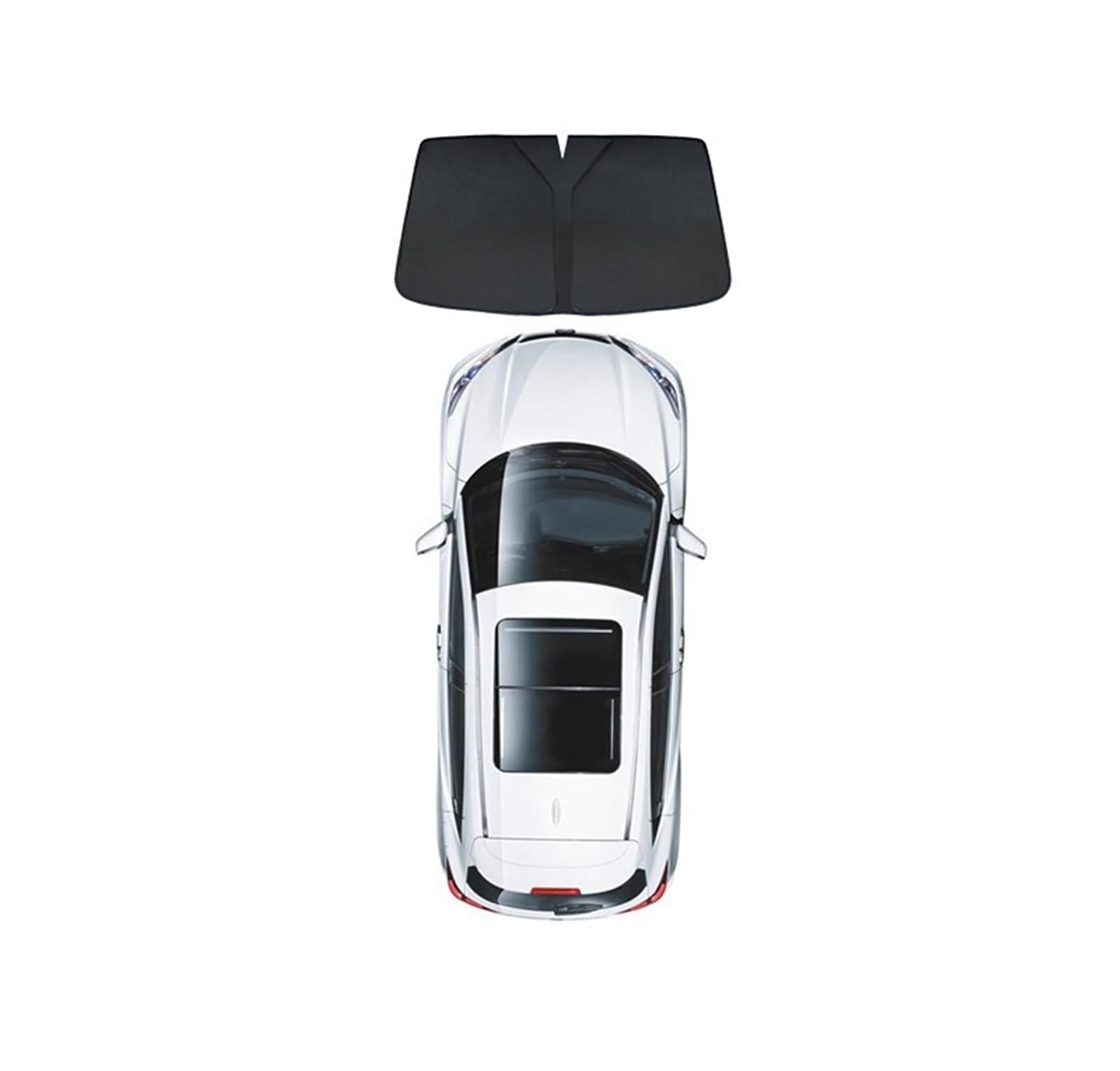 Auto Sonnenblende Dachfenster Windschutzscheiben Sonnenschutzabdeckung Seitenfenster Schiebedach Beschattung Auto Sonnenschutz Für Tesla Für Modell S 2024(MS Front Wind) von Lnojxxk