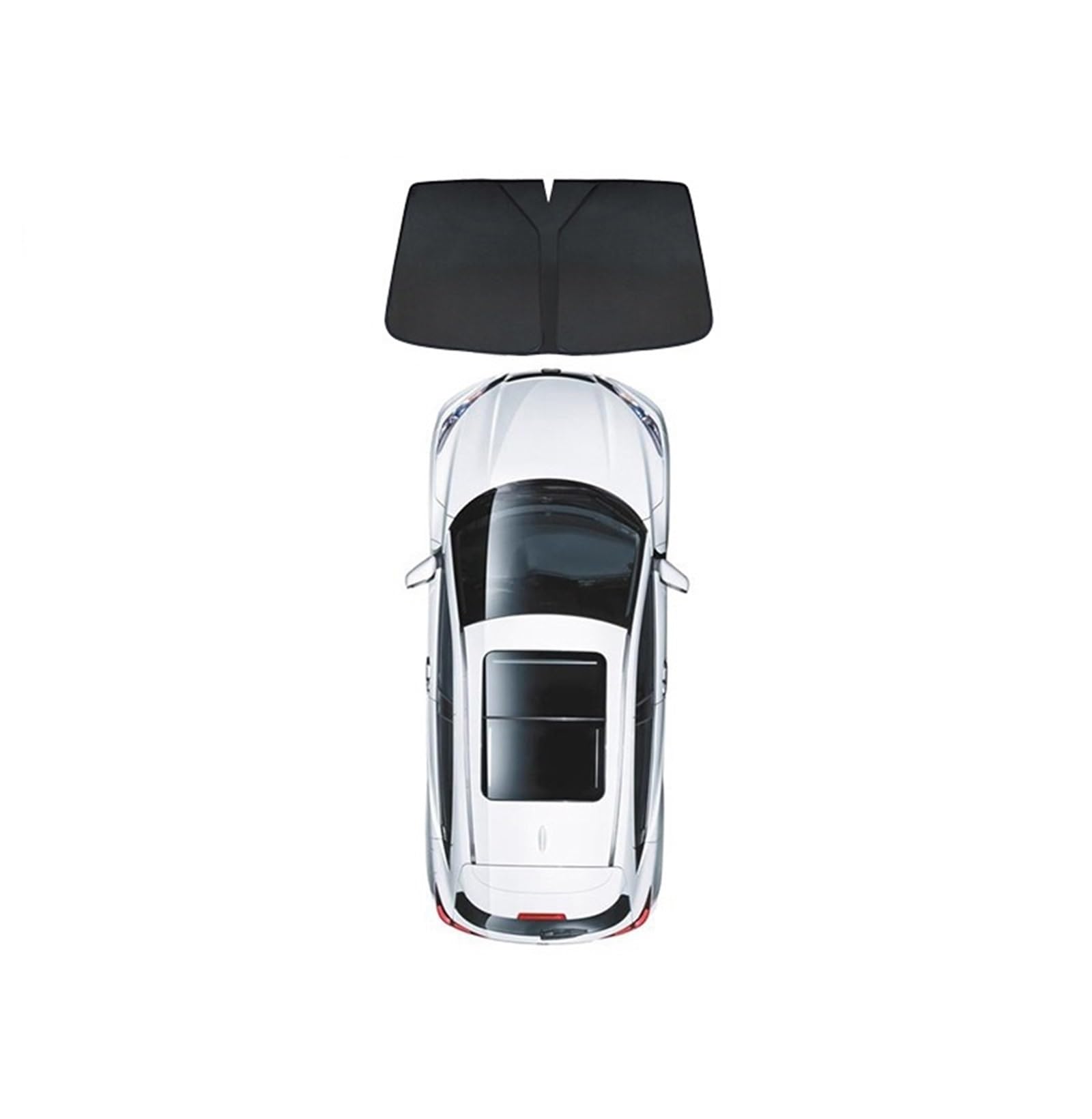 Auto Sonnenblende Dachfenster Windschutzscheiben Sonnenschutzabdeckung Seitenfenster Schiebedach Beschattung Auto Sonnenschutz Für Tesla Für Modell S 2024(MS Front Wind Old) von Lnojxxk