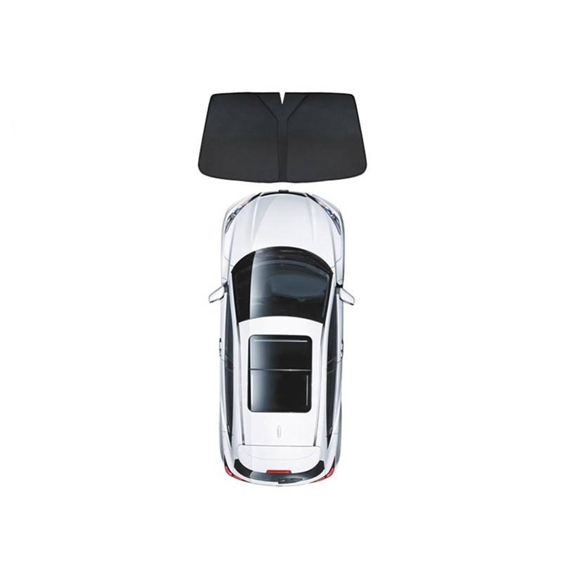 Auto Sonnenblende Dachfenster Windschutzscheiben Sonnenschutzabdeckung Seitenfenster Schiebedach Beschattung Auto Sonnenschutz Für Tesla Für Modell S 2024(MS Front Wind Old) von Lnojxxk