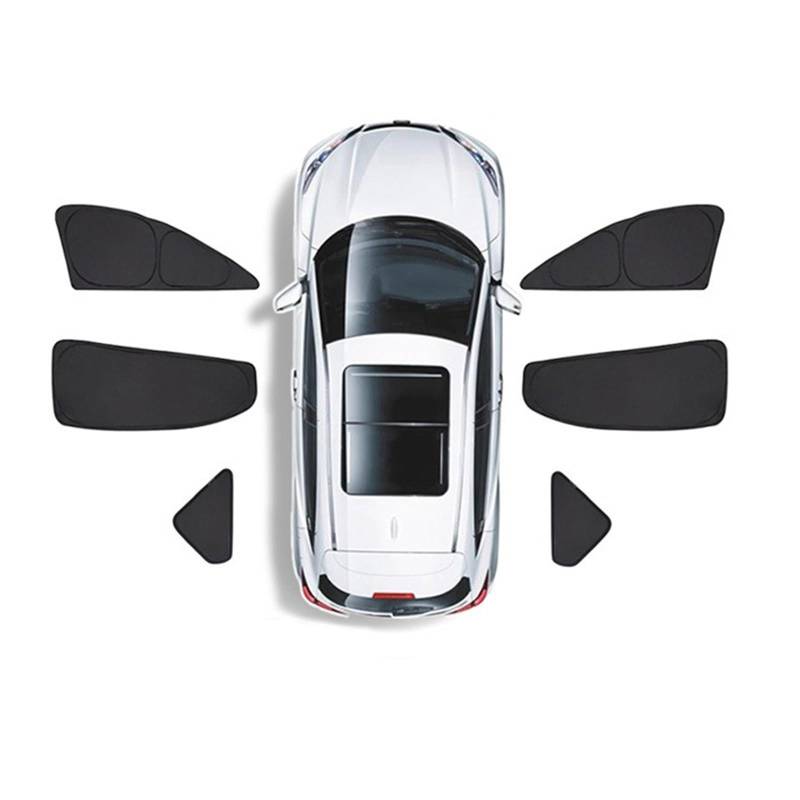 Auto Sonnenblende Dachfenster Windschutzscheiben Sonnenschutzabdeckung Seitenfenster Schiebedach Beschattung Auto Sonnenschutz Für Tesla Für Modell S 2024(Old MS 6 Side) von Lnojxxk