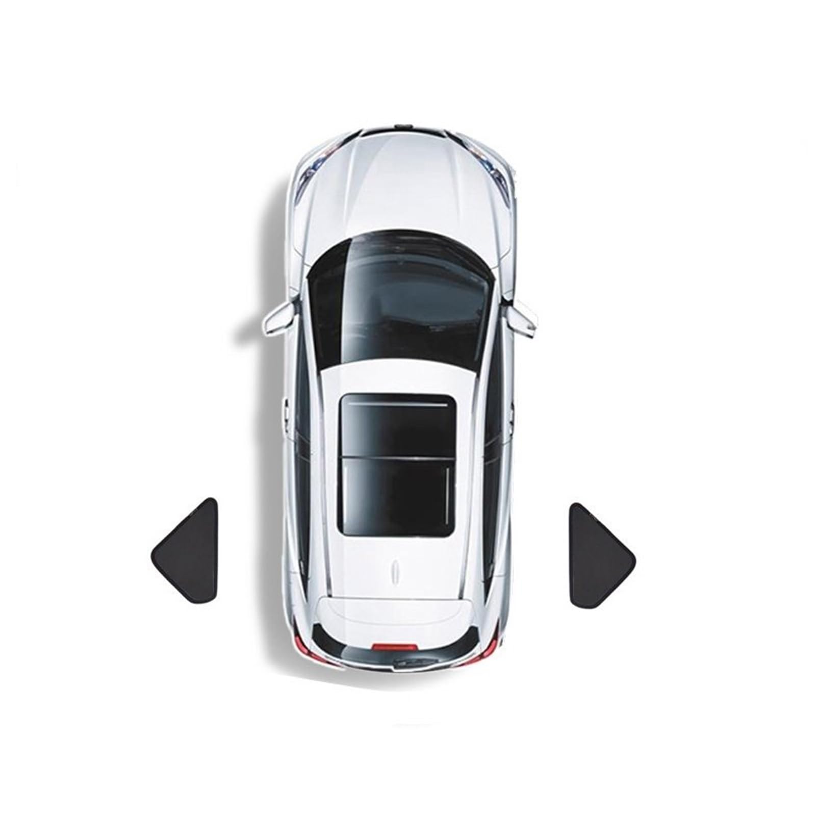 Auto Sonnenblende Dachfenster Windschutzscheiben Sonnenschutzabdeckung Seitenfenster Schiebedach Beschattung Auto Sonnenschutz Für Tesla Für Modell S 2024(Old MS Triangle) von Lnojxxk