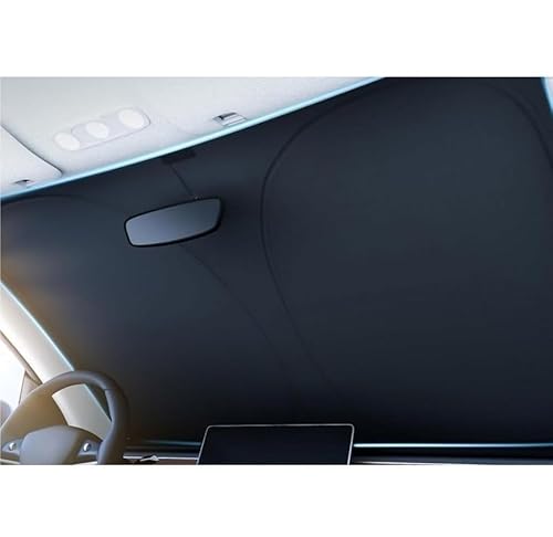 Auto Sonnenblende Eistuchschnalle Sonnenschutzglas Vorne Hinten Schiebedach Dachfenster Zubehör Sonnenschutz Für Tesla Für Modell 3 Highland Für Modell Y 2017 2025(Windshield M3 My) von Lnojxxk