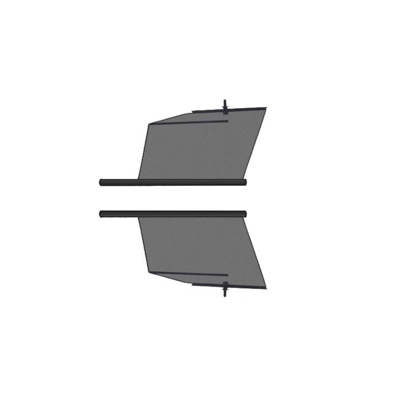 Auto Sonnenblende Juniper Windschutzscheiben Sonnenschutzvorhang Einziehbares Set Lift Sonnenschutz Teleskop Schatten Privater Vorhang Für Tesla Für Modell Y(Model3 2Piece Front) von Lnojxxk