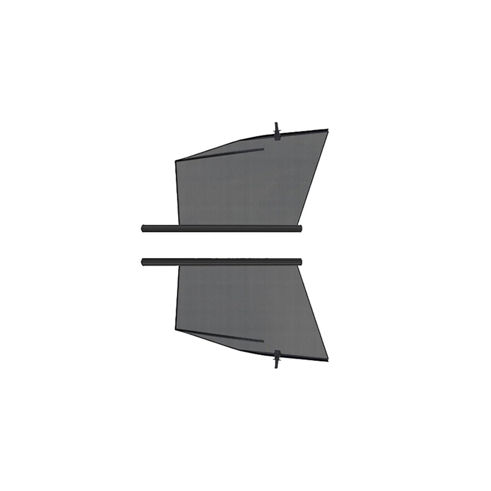 Auto Sonnenblende Juniper Windschutzscheiben Sonnenschutzvorhang Einziehbares Set Lift Sonnenschutz Teleskop Schatten Privater Vorhang Für Tesla Für Modell Y(ModelY 2Piece Front) von Lnojxxk