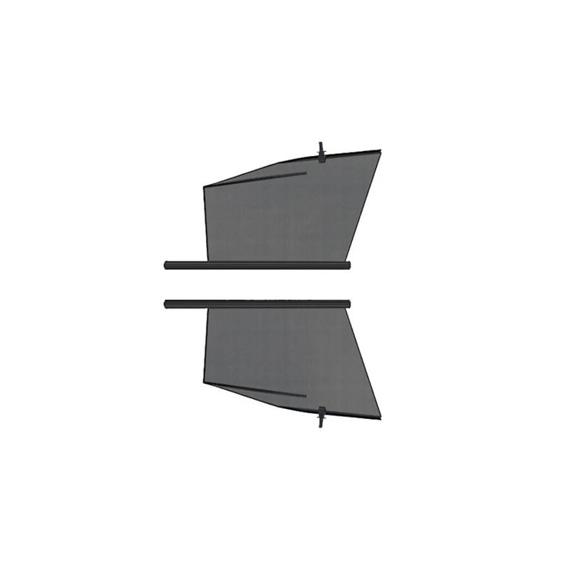 Auto Sonnenblende Juniper Windschutzscheiben Sonnenschutzvorhang Einziehbares Set Lift Sonnenschutz Teleskop Schatten Privater Vorhang Für Tesla Für Modell Y(ModelY 2Piece Front) von Lnojxxk