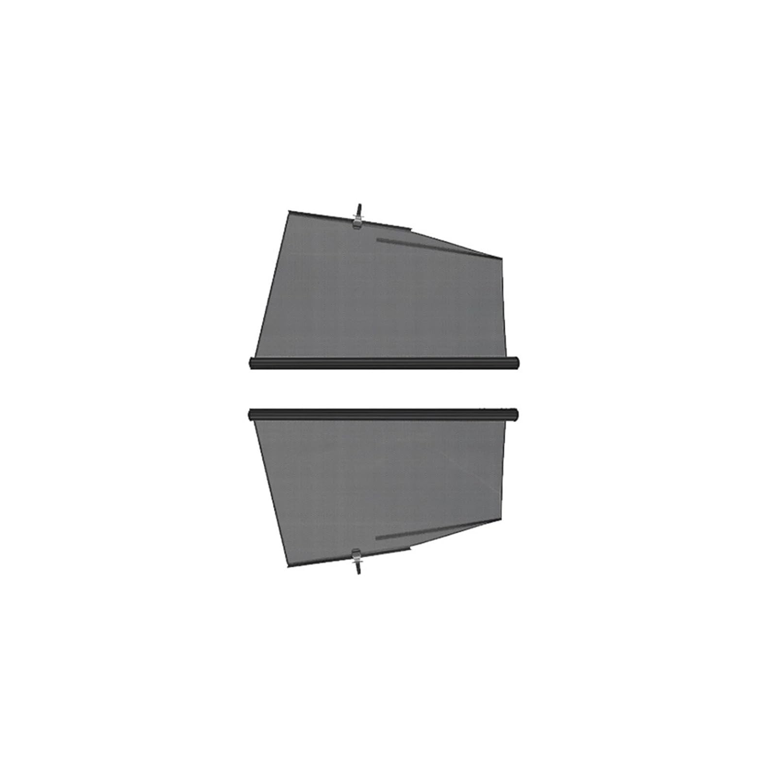 Auto Sonnenblende Juniper Windschutzscheiben Sonnenschutzvorhang Einziehbares Set Lift Sonnenschutz Teleskop Schatten Privater Vorhang Für Tesla Für Modell Y(ModelY 2Piece Rear) von Lnojxxk