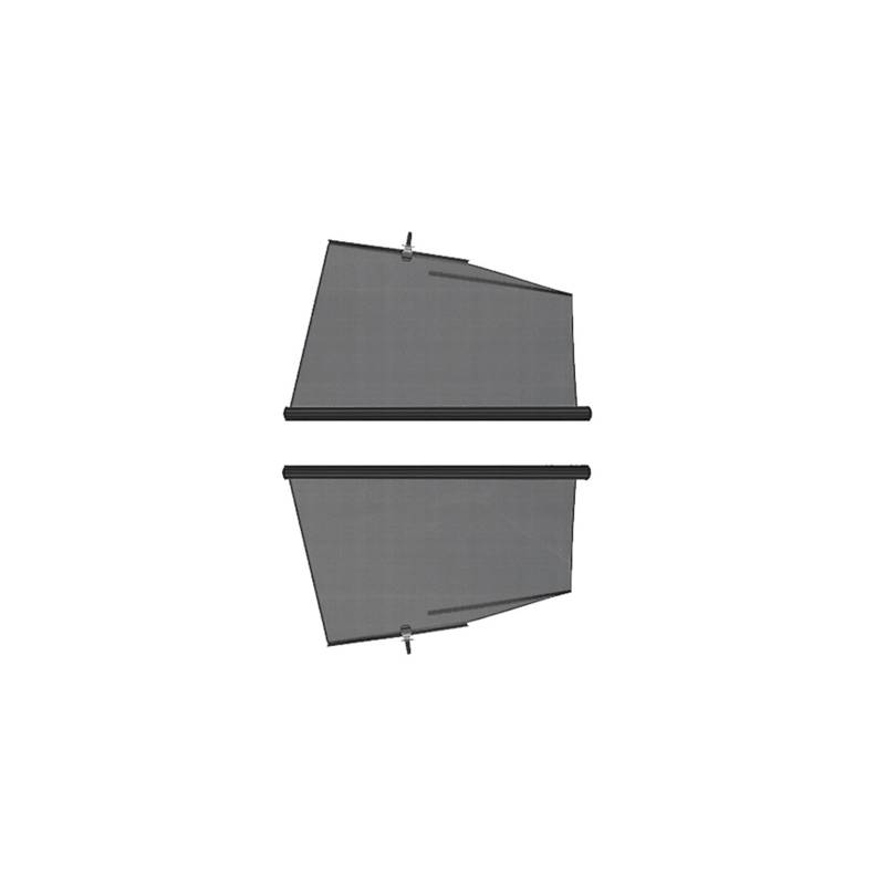 Auto Sonnenblende Juniper Windschutzscheiben Sonnenschutzvorhang Einziehbares Set Lift Sonnenschutz Teleskop Schatten Privater Vorhang Für Tesla Für Modell Y(ModelY 2Piece Rear) von Lnojxxk
