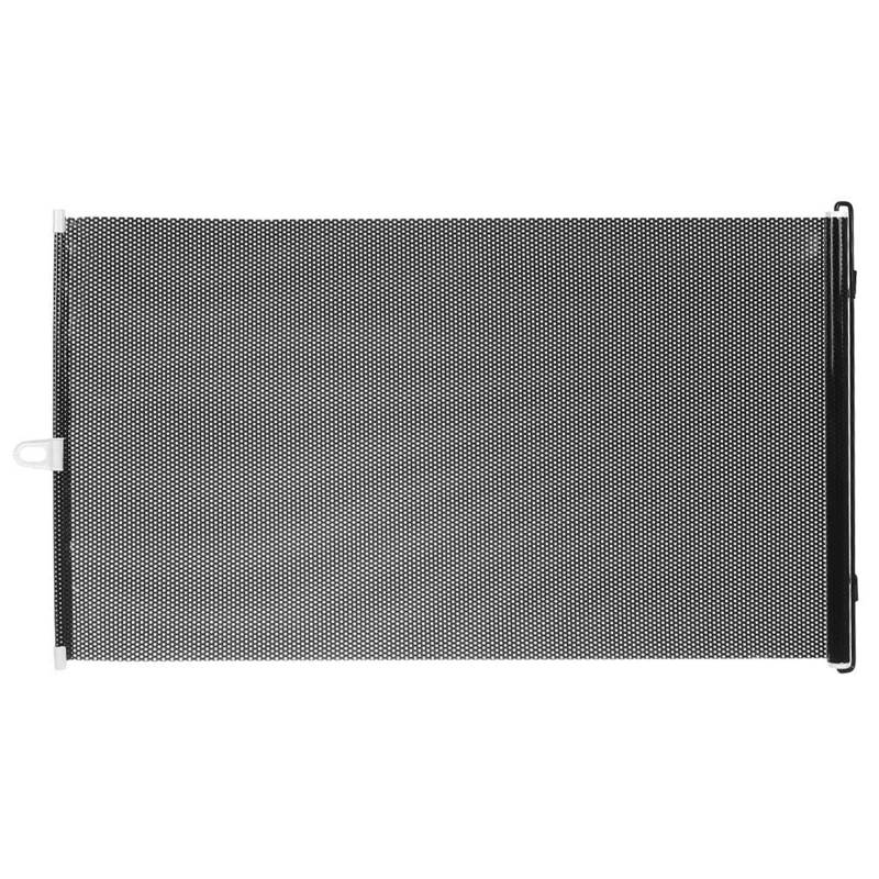 Auto Sonnenblende SUV Fenster Klapp Block Abdeckung Vorne Auto Versenkbare Windschutzscheibe Sonnenschutz Visier(Black-58x125cm) von Lnojxxk