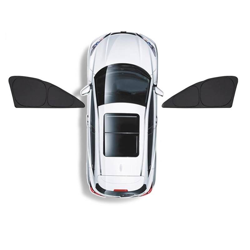 Auto Sonnenblende Seitenfenster Sonnenschutz Dachfensterrollo Schiebedach Beschattung Netz Frontscheiben Sonnendach Schatten Für Tesla Für Modell 3 Highland 2024(Front Side) von Lnojxxk