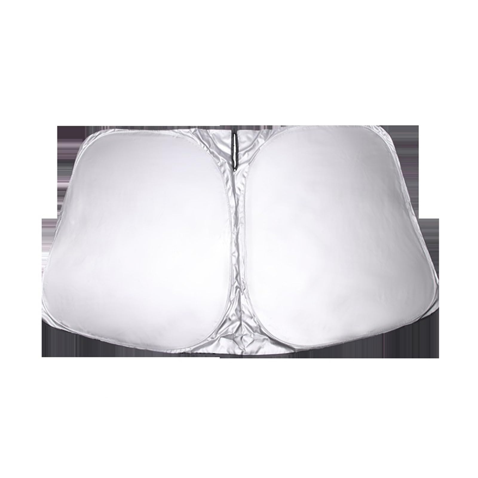 Auto Sonnenblende Seitenfenster Sonnenschutz Dachfensterrollo Schiebedach Beschattung Netz Frontscheiben Sonnendach Schatten Für Tesla Für Modell 3 Highland 2024(Front Wind Silver) von Lnojxxk