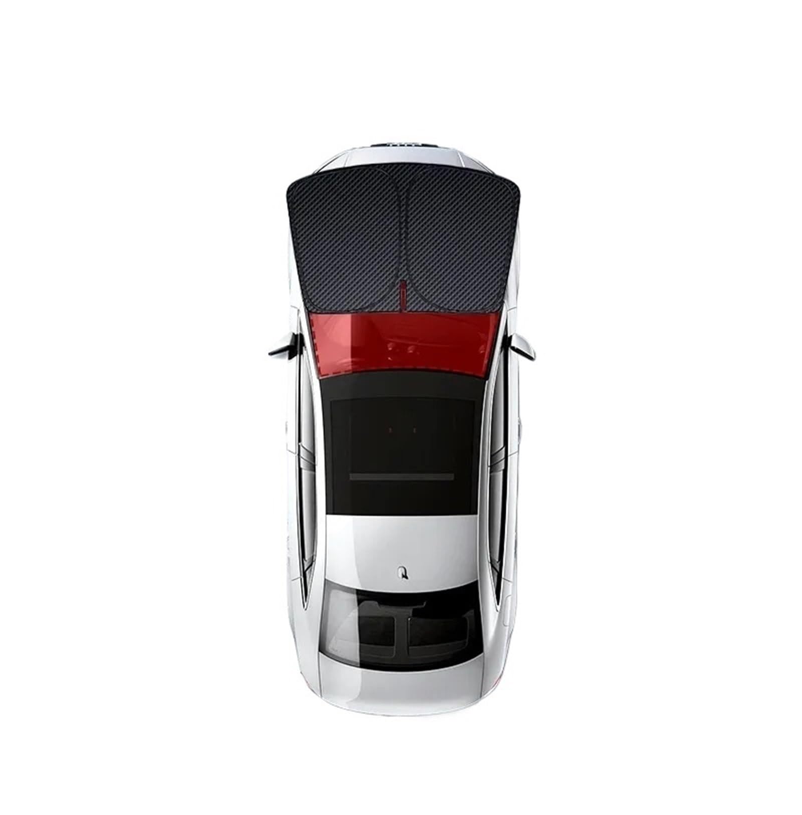 Auto Sonnenblende Sonnenblende Für Vorderseite des Fensters UV Schutz Rollo Beschattung Im Freien Camping Upgrade Privatsphäre Sonnenschutz Für Tesla Für Modell 3 YSX(M3 Front Windshield) von Lnojxxk