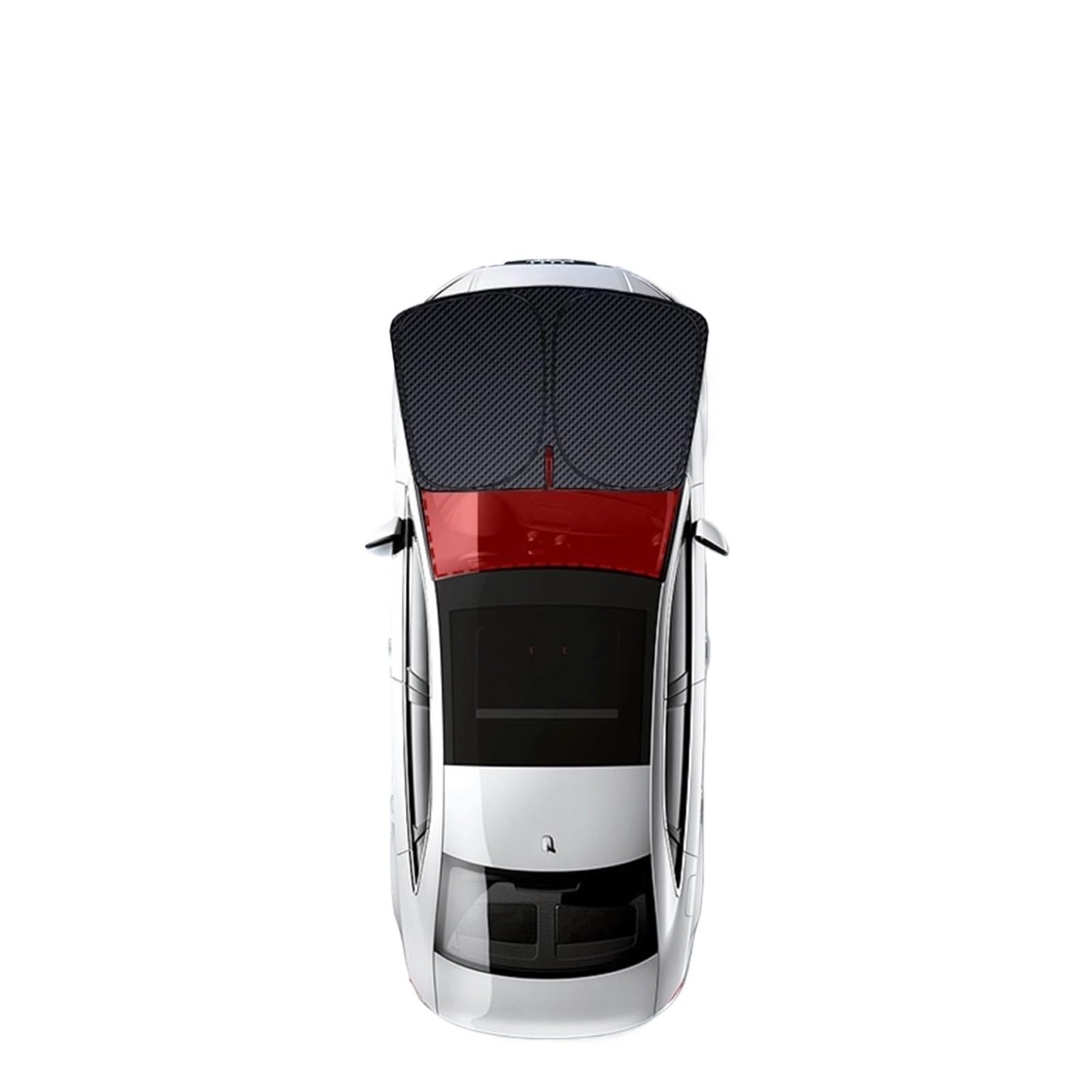 Auto Sonnenblende Sonnenschutz Vordere Und Hintere Windschutzscheibe Outdoor Camping Wanderruhe Privatsphäre Seitenfenster Sonnenschutz Für Tesla Für Modell 3 YSX 2025(M3 Front Windshield) von Lnojxxk