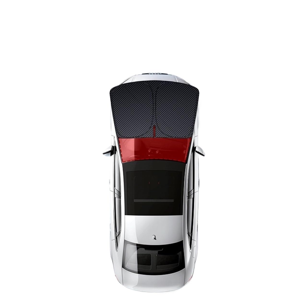 Auto Sonnenblende Sonnenschutz Vordere Und Hintere Windschutzscheibe Outdoor Camping Wanderruhe Privatsphäre Seitenfenster Sonnenschutz Für Tesla Für Modell 3 YSX 2025(MX Front Windshield) von Lnojxxk