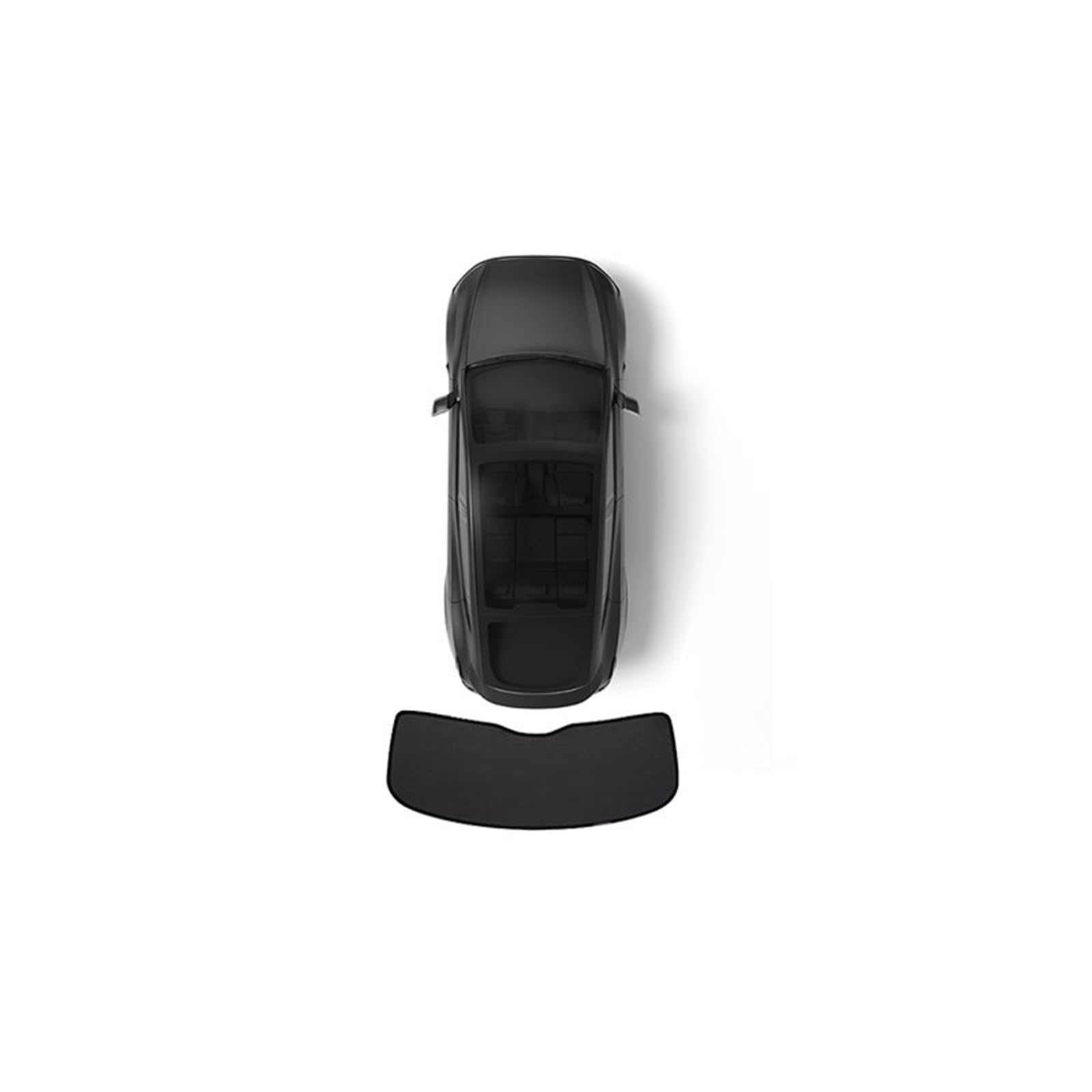 Auto Sonnenblende Sonnenschutz Vorne Hinten Seitenfenster Sonnenschutz Windschutzscheibe Sonnenblende Innenzubehör Für Tesla Für Modell Y Juniper 2025(Back Windshield) von Lnojxxk