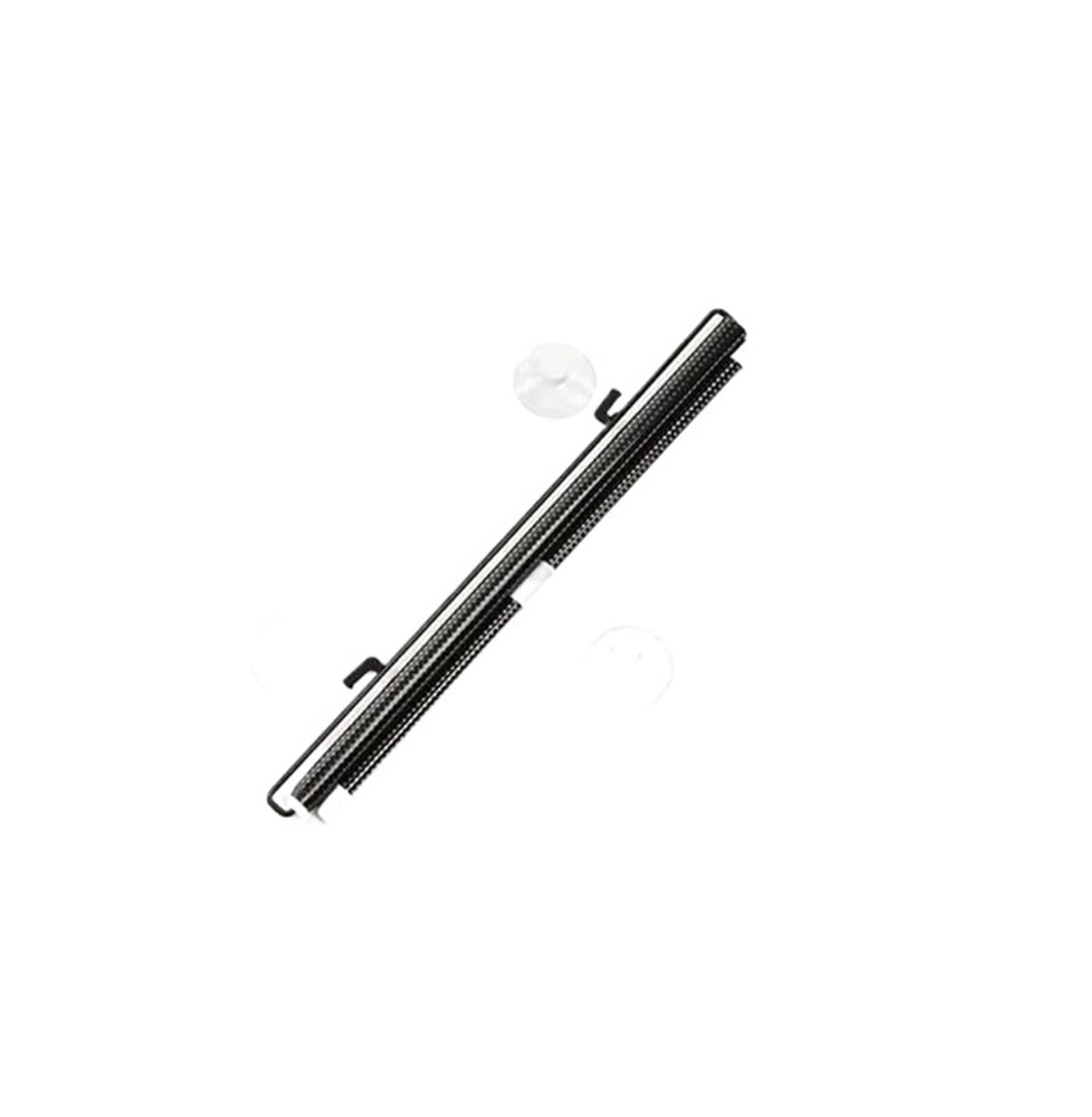 Auto Sonnenblende UV Schutzvorhänge Sonnenschutz Und Isolierung Auto Windschutzscheibe Sonnenschirm Automatische Roll(50x125cm Black) von Lnojxxk