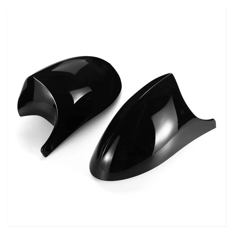 Türspiegelabdeckungen 1 Paar Auto-Eckrückspiegel Glänzend Schwarz Für 1er 3er E81 E87 E90 E92 2004 2005 2006 2007 2008 2009 Spiegelgehäuse von Lnojxxk