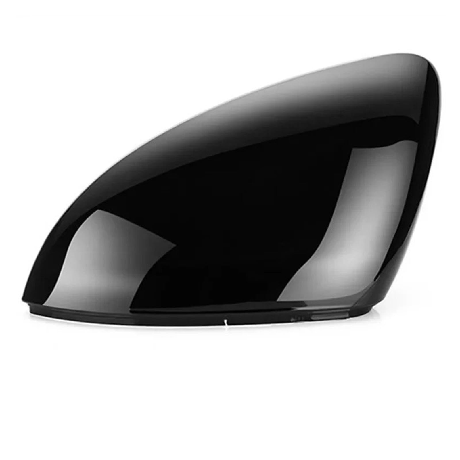 Türspiegelabdeckungen 1 Paar Auto Seitenspiegelabdeckung Rückspiegelgehäusekappen Autos Teile Zubehör Trim Für VW Für Golf 7 MK7 MK7.5 Für Touran L Spiegelgehäuse(Black-Left) von Lnojxxk
