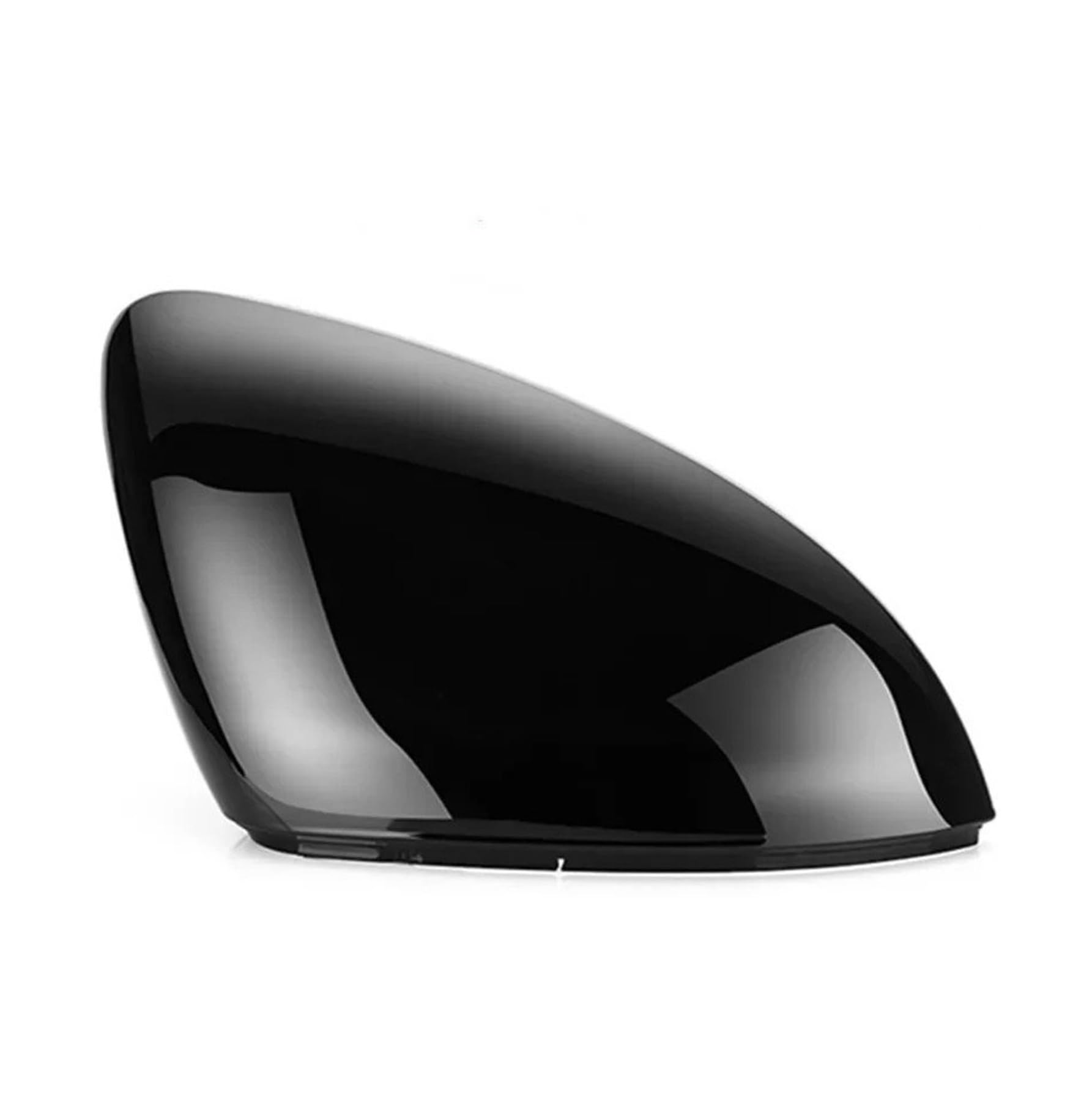 Türspiegelabdeckungen 1 Paar Auto Seitenspiegelabdeckung Rückspiegelgehäusekappen Autos Teile Zubehör Trim Für VW Für Golf 7 MK7 MK7.5 Für Touran L Spiegelgehäuse(Black-Right) von Lnojxxk