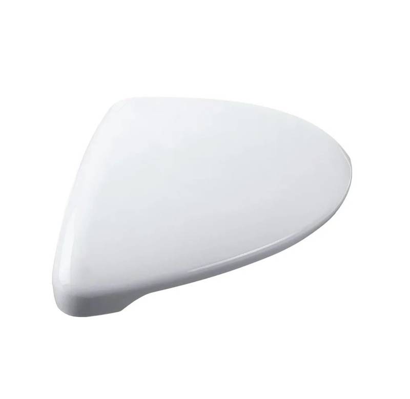Türspiegelabdeckungen 1 Paar Auto Seitenspiegelabdeckung Rückspiegelgehäusekappen Autos Teile Zubehör Trim Für VW Für Golf 7 MK7 MK7.5 Für Touran L Spiegelgehäuse(White-Left) von Lnojxxk