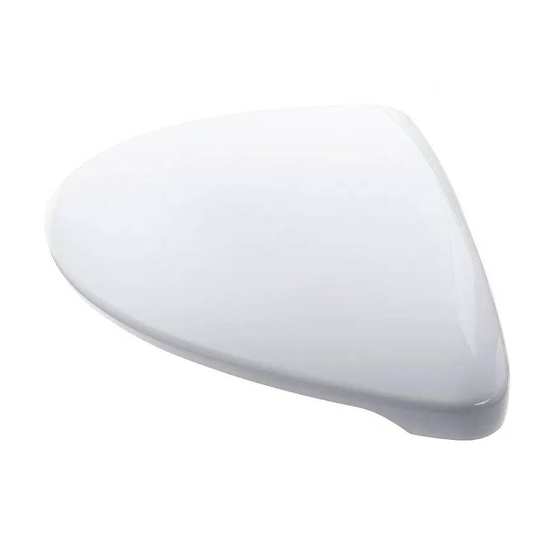 Türspiegelabdeckungen 1 Paar Auto Seitenspiegelabdeckung Rückspiegelgehäusekappen Autos Teile Zubehör Trim Für VW Für Golf 7 MK7 MK7.5 Für Touran L Spiegelgehäuse(White-Right) von Lnojxxk