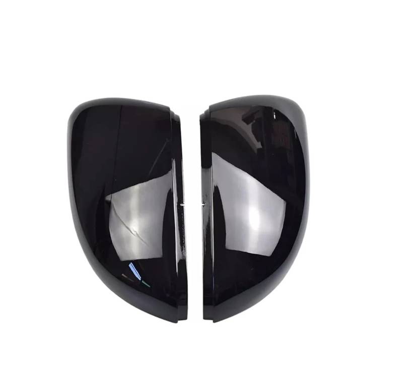 Türspiegelabdeckungen 1 Paar Seitenspiegelabdeckung Für VW Für Golf 6 MK6 Für GTI R20 Für Touran 2011 2012 2013 2014 2015 Auto-Rückspiegelkappe Kfz-Zubehör Spiegelgehäuse(Black) von Lnojxxk