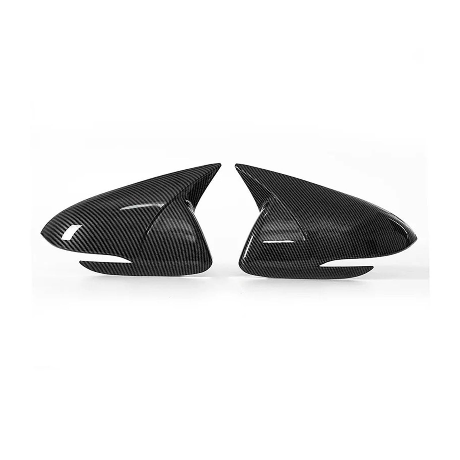 Türspiegelabdeckungen 2 STÜCKE Carbon Look Auto Rückspiegel Abdeckung Seitentürspiegel Shell Dekoration Für Hyundai Für Elantra AD 2016 2017 2018 2019 2020 Spiegelgehäuse(Carbon Fiber) von Lnojxxk