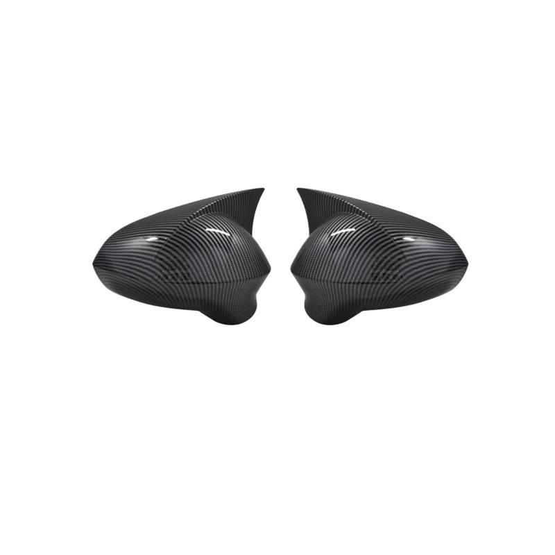 Türspiegelabdeckungen ABS-Schwarze Seitenspiegelabdeckung Rückspiegelkappen für Seat für Leon MK2 1P für Ibiza MK4 6J für Exeo 3R Autozubehör. Spiegelgehäuse(Black) von Lnojxxk